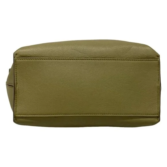 LOEWE Cubby Cross Body Bag Small - Khaki Cream Calf Skin Jacquard Shoulder Bag - Picture 7 of 14